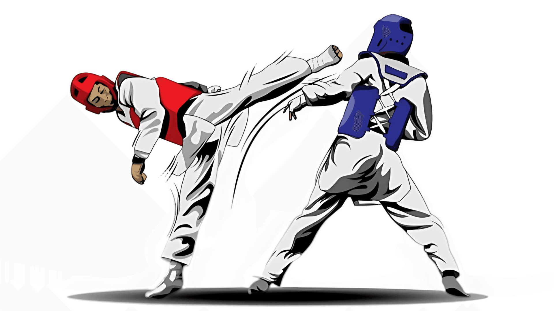 Taekwondo training